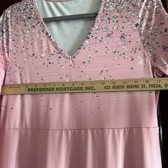 SHEIN XL 3/4 sleeve pink casual dress - Picture 5 of 5